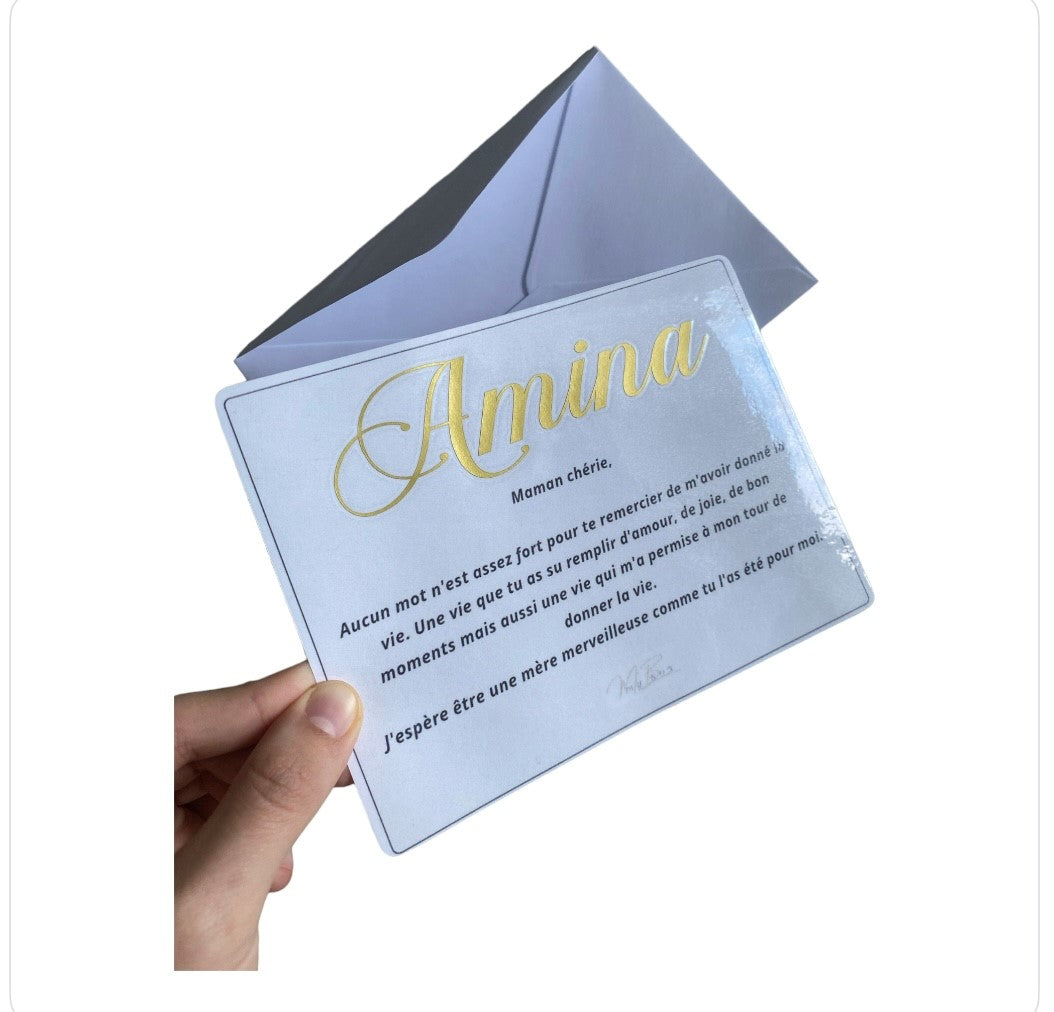 Personalized letter